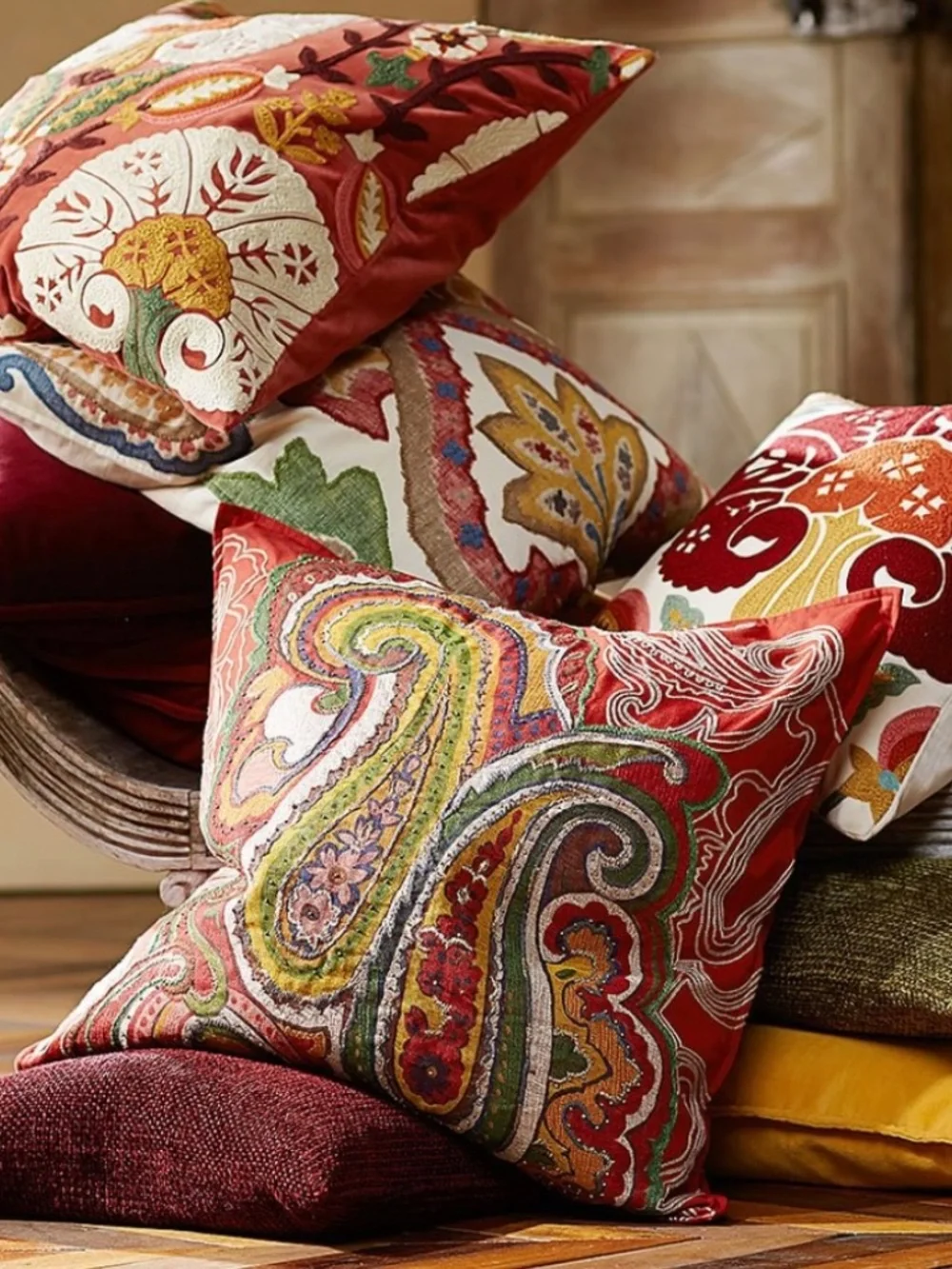 Pair of Pottery Barn 24x24 Pillow Covers